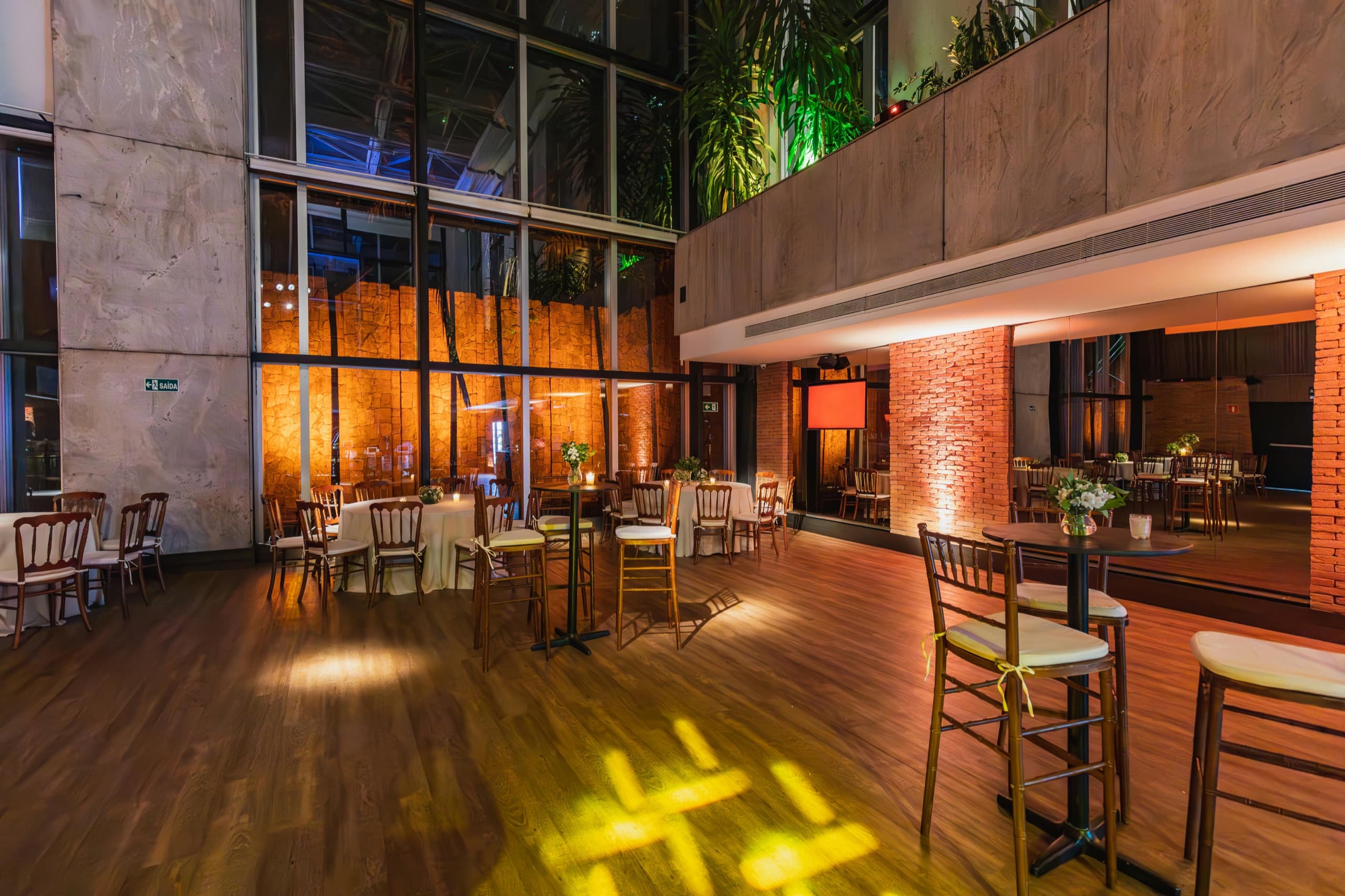 Movable partition wall in a Melbourne event and function venue