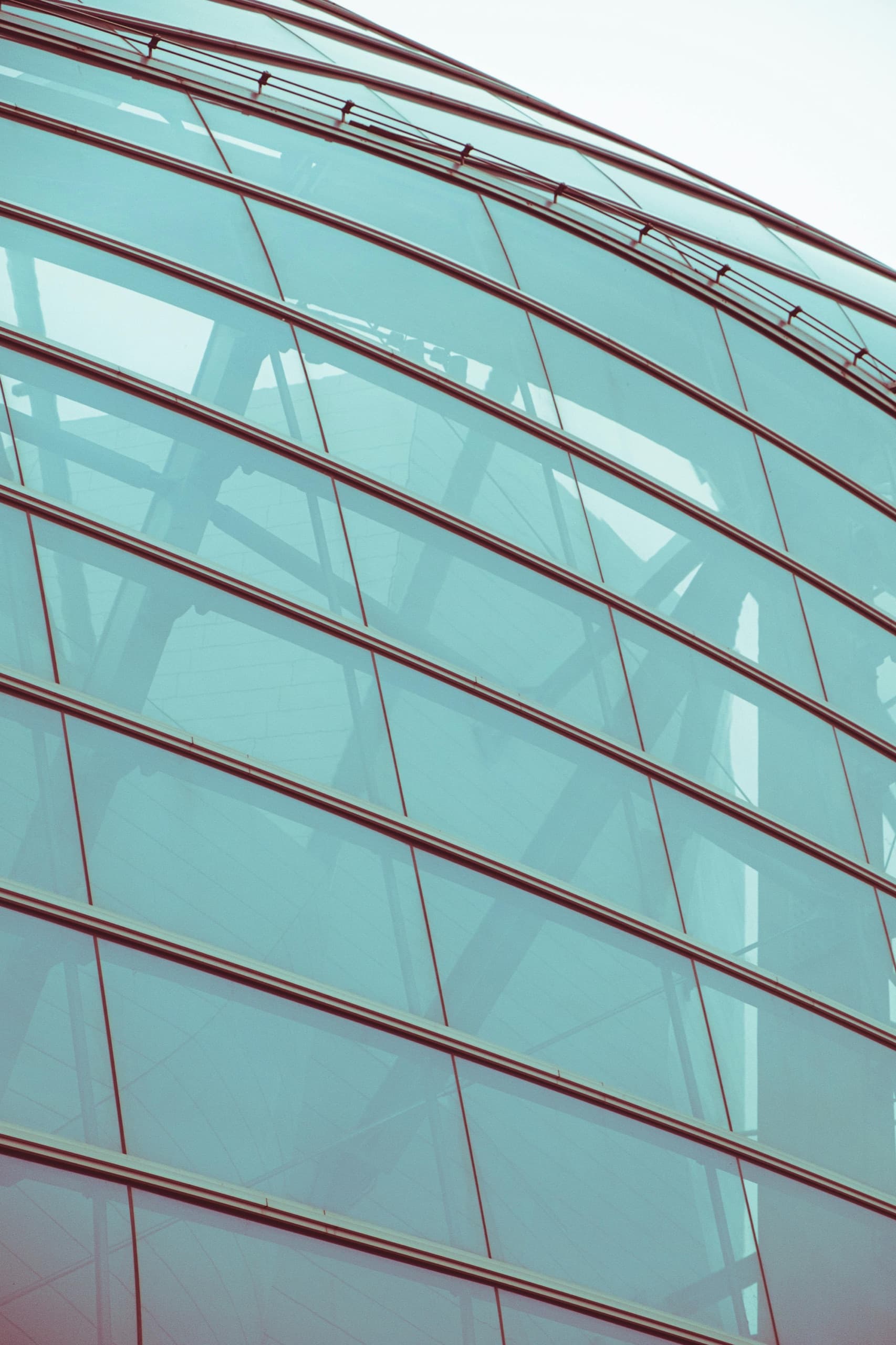 Glass panel operable wall system